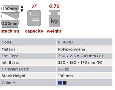 7 Litre Storage Bin