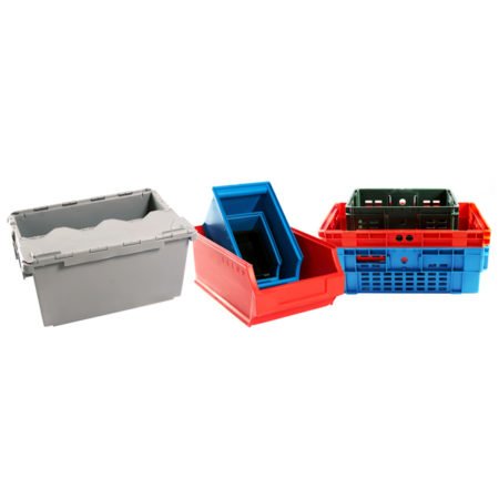 Plastic Bins, Storage & Crates